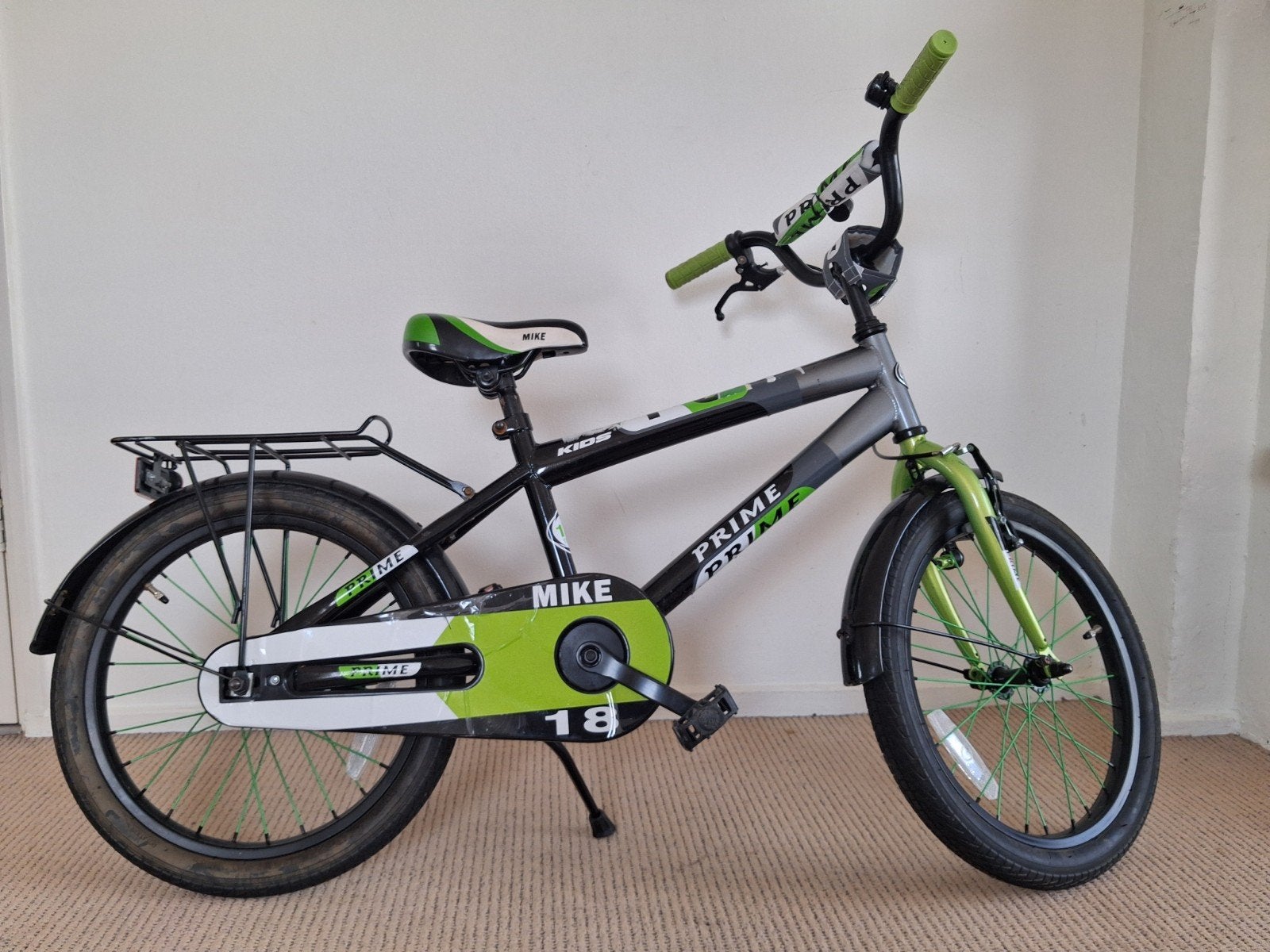 Mooie, stoere fiets. 18 inch, Ophalen, Terugtraprem, Staal, 16 tot 20 inch