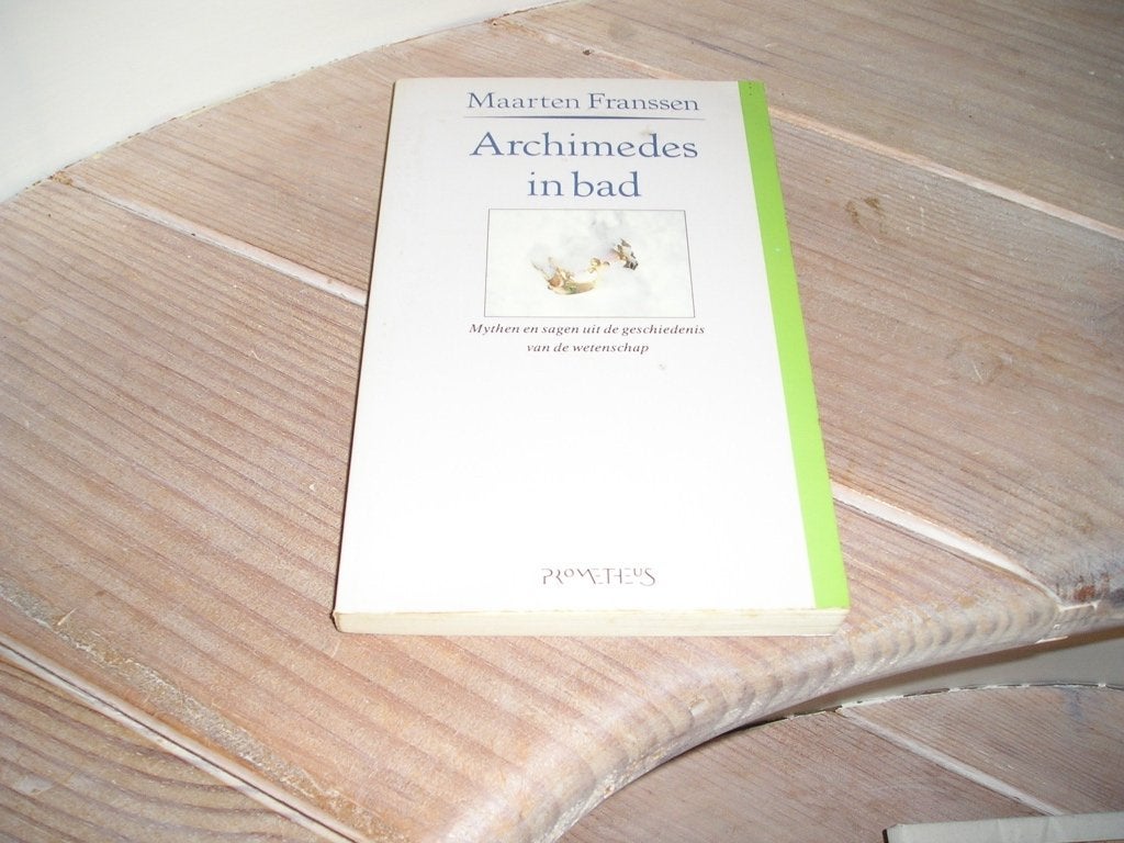 Maarten Franssen - Archimedes in bad, Ophalen of Verzenden, Gelezen, Maarten Franssen