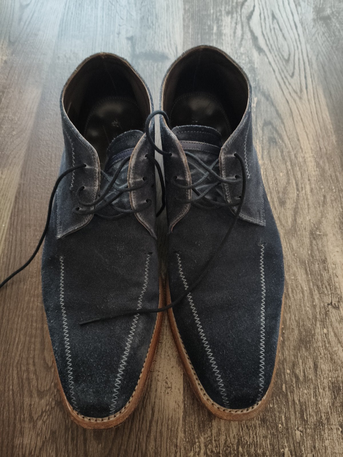 Floris van Bommel suède veterschoenen - Maat 42, Ophalen of Verzenden