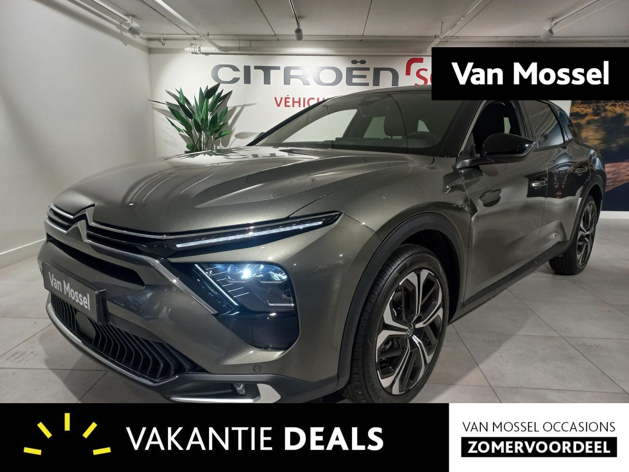 Citroen C5 X PureTech 130 S&S EAT8 Business Plus, Automatische klimaatregeling, Euro 6, 1199 cc, Leder en Stof