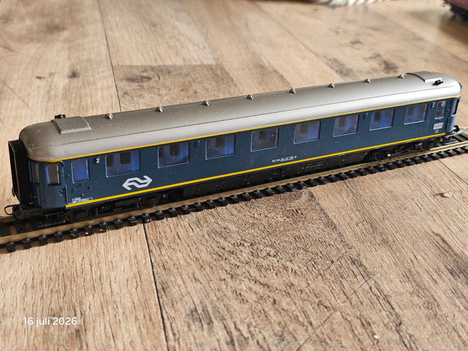 Roco NS rijtuig HO modeltrein - Zo goed als nieuw, Wagon, Ophalen of Verzenden, Roco, NS
