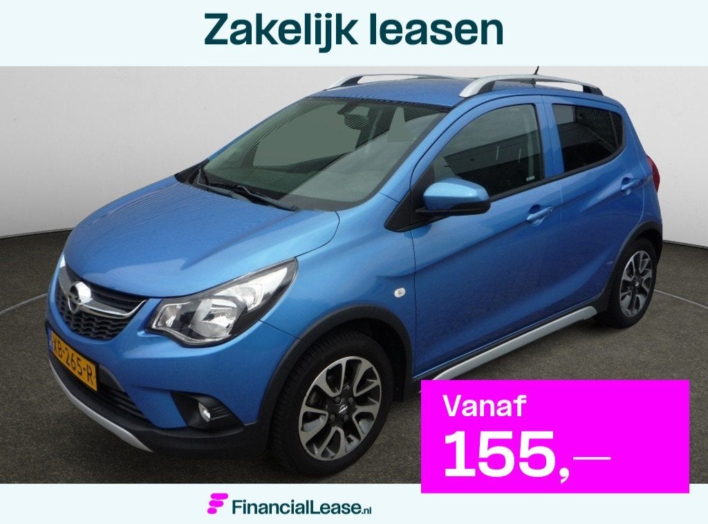 Opel KARL 1.0i (75Pk) Rocks Online-Edition Cruise Airco LMV, Voorwielaandrijving, Gebruikt, Blauw, 23 km/l