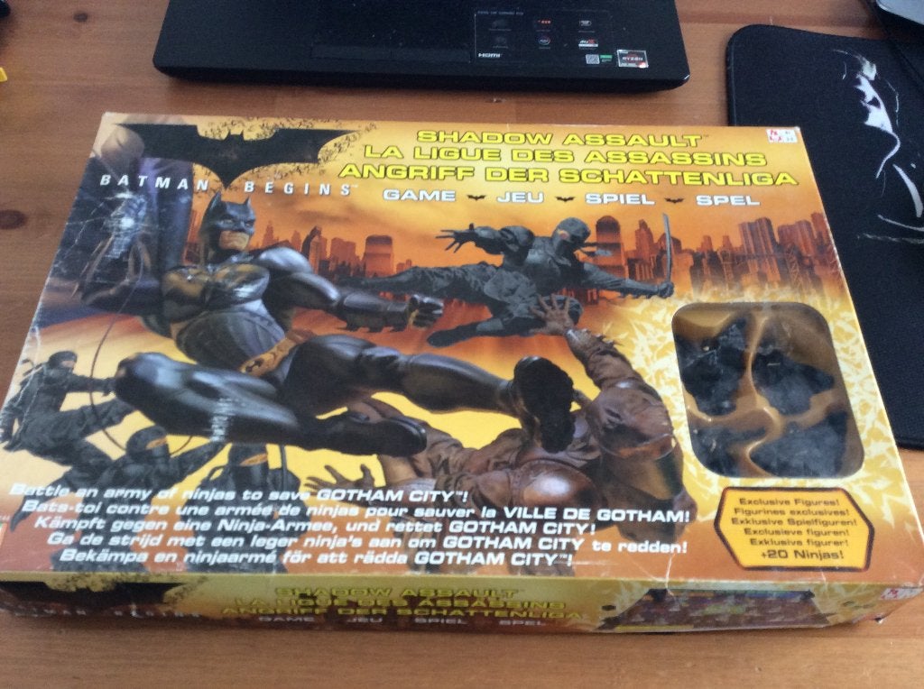 Batman begins shadow assault bordspel van Mattel, Een of twee spelers, Ophalen of Verzenden, Gebruikt, Mattel