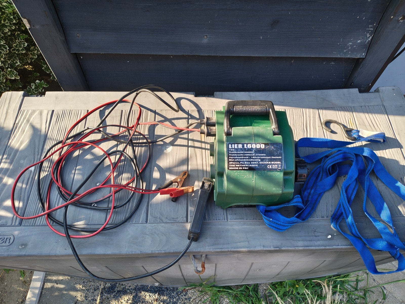 Elektrische Lier l6000 900kg 12v, Ophalen of Verzenden, Gebruikt, Elektrisch