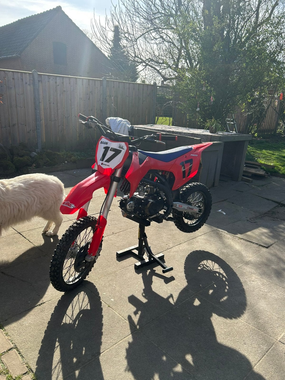 Mooie pitbike 4 takt loopt goed, Fietsen en Brommers, Brommers | Derbi, Ophalen of Verzenden, Zo goed als nieuw