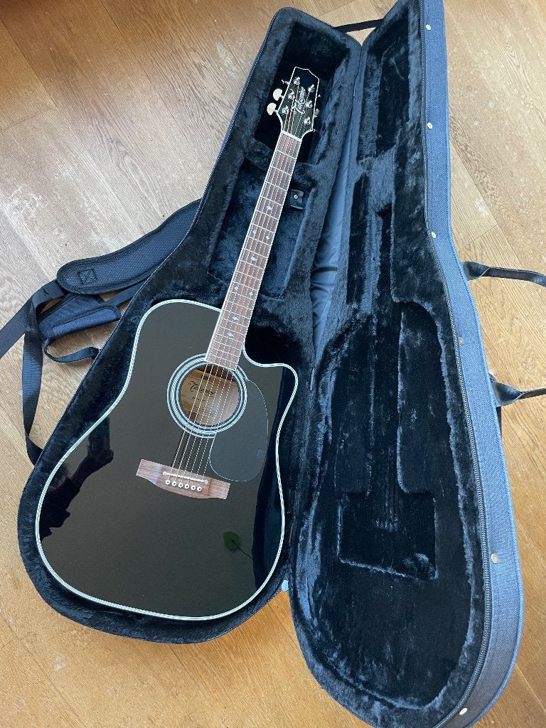 Takamine EF341SC in zeer nette staat, Ophalen, Zo goed als nieuw, Western- of Steelstringgitaar, Met (piezo-)element
