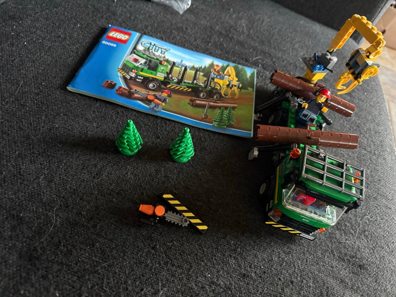 Lego City 60059 Houttransport vrachtwagen met kraan, Ophalen, Lego, Compleet, Complete set