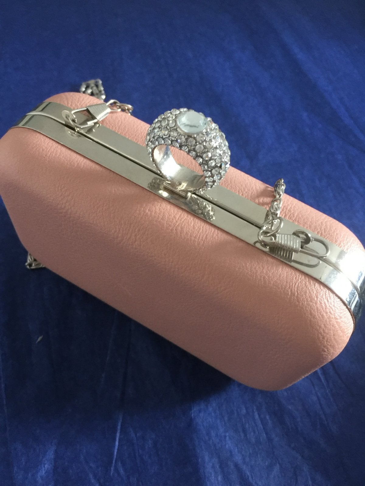 Nikkie Avondtasje met Ringdetail Zwart en roze Nieuw, Verzenden, Nieuw, Roze, Avondtasje