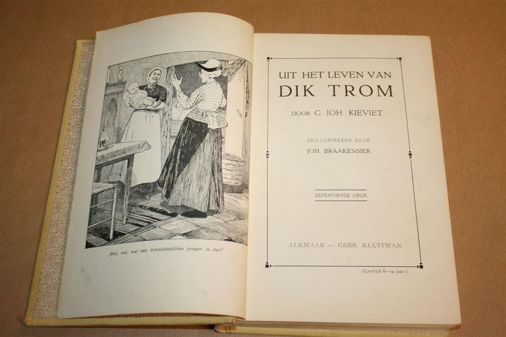 Uit het leven van Dik Trom. Kieviet. Kluitman 1923., Ophalen of Verzenden, Gelezen