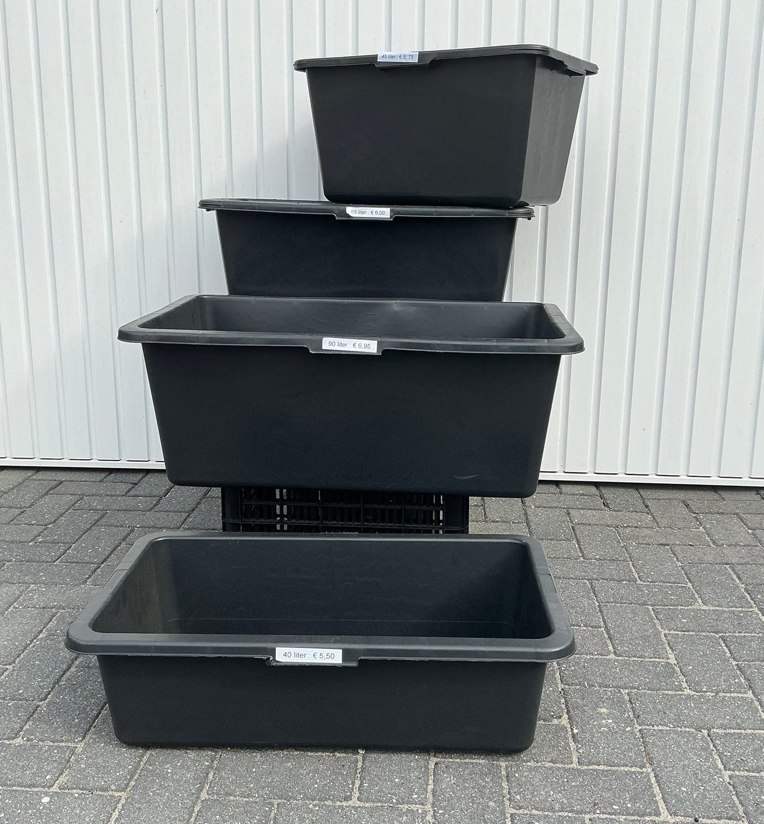 Speciebak rechthoek.Nieuw.Maat : 4045,65,90 ltr. Vanaf:€5,50, Ophalen, Nieuw