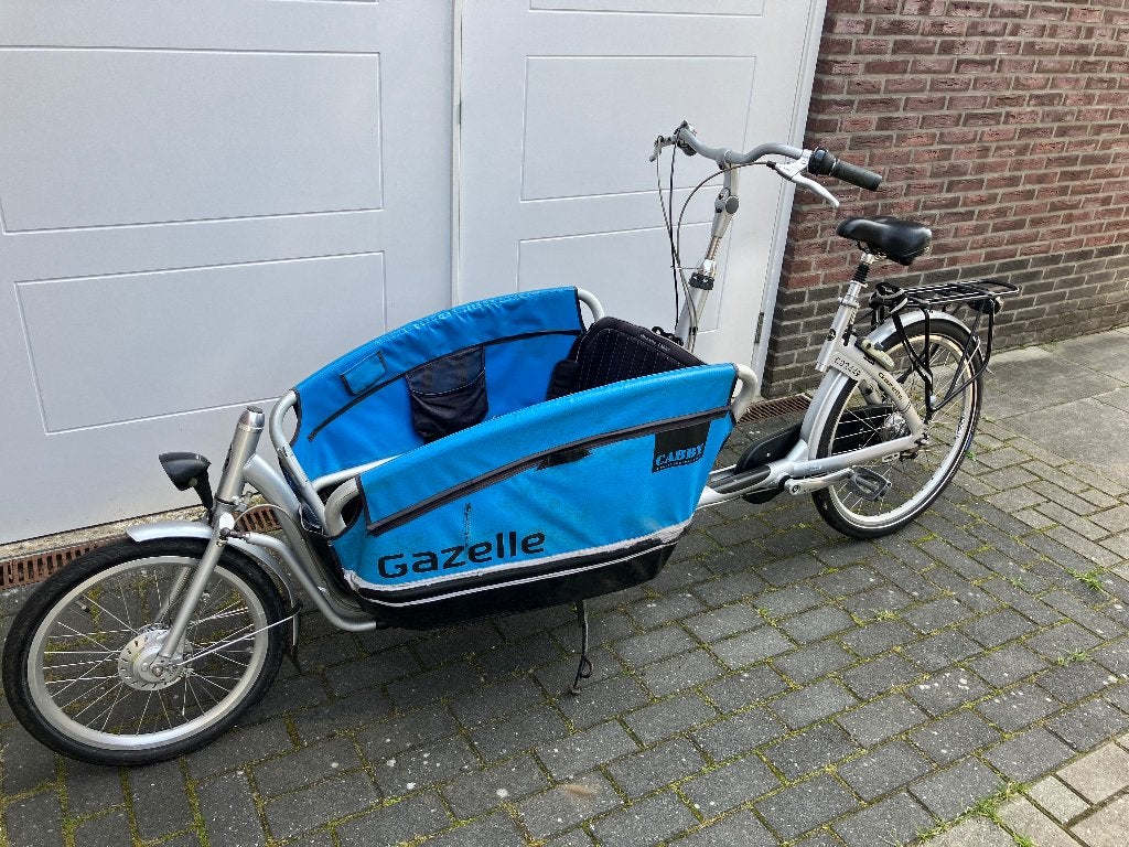 Gazelle cabby bakfiets, Ophalen, Gebruikt, 2 kinderen, Gazelle
