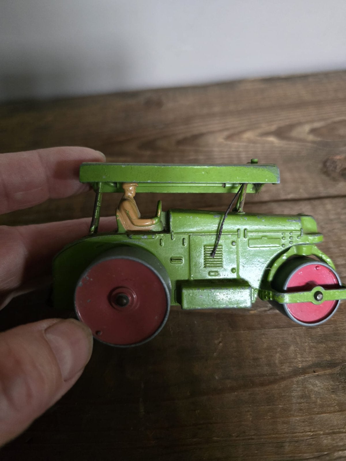 Dinky Toys Aveling-Barford Wegenwals - Vintage Speelgoed, Ophalen of Verzenden, Gebruikt