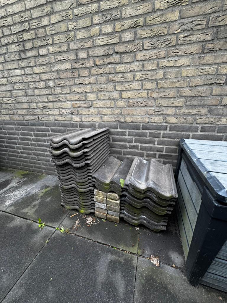 RBB Sneldek dakpannen - circa 30 stuks, Doe-het-zelf en Verbouw, Dakpannen en Dakbedekking, Ophalen, Steen of Klei, Minder dan 5 m²