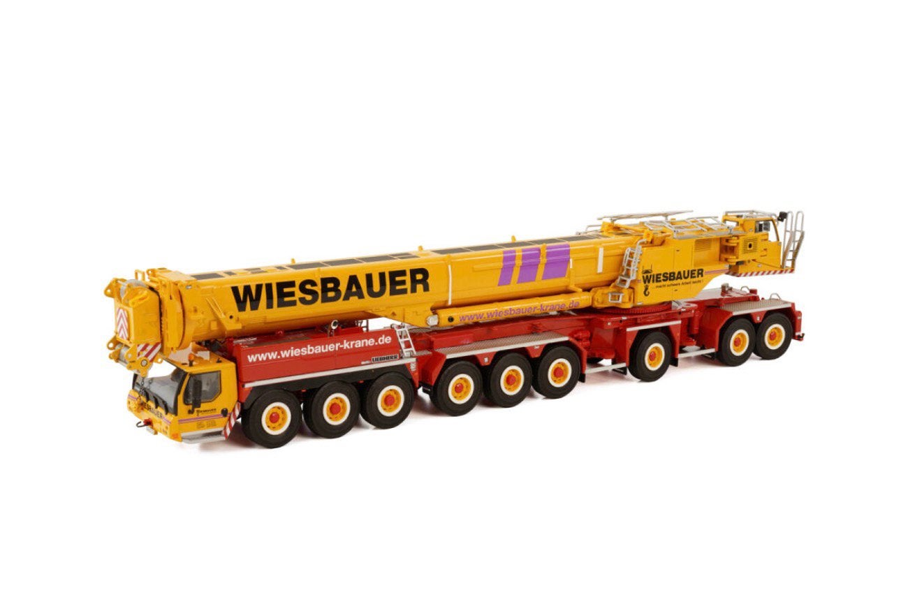 WIESBAUER LIEBHERR LTM 1750-9.1 1/50, Hobby en Vrije tijd, Modelauto's | 1:50, Ophalen of Verzenden, Zo goed als nieuw, Hijskraan, Tractor of Landbouw