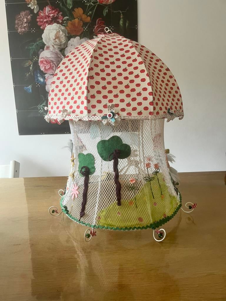 Decoratieve paddenstoel lamp, Huis en Inrichting, Lampen | Hanglampen, Zo goed als nieuw, Ophalen of Verzenden