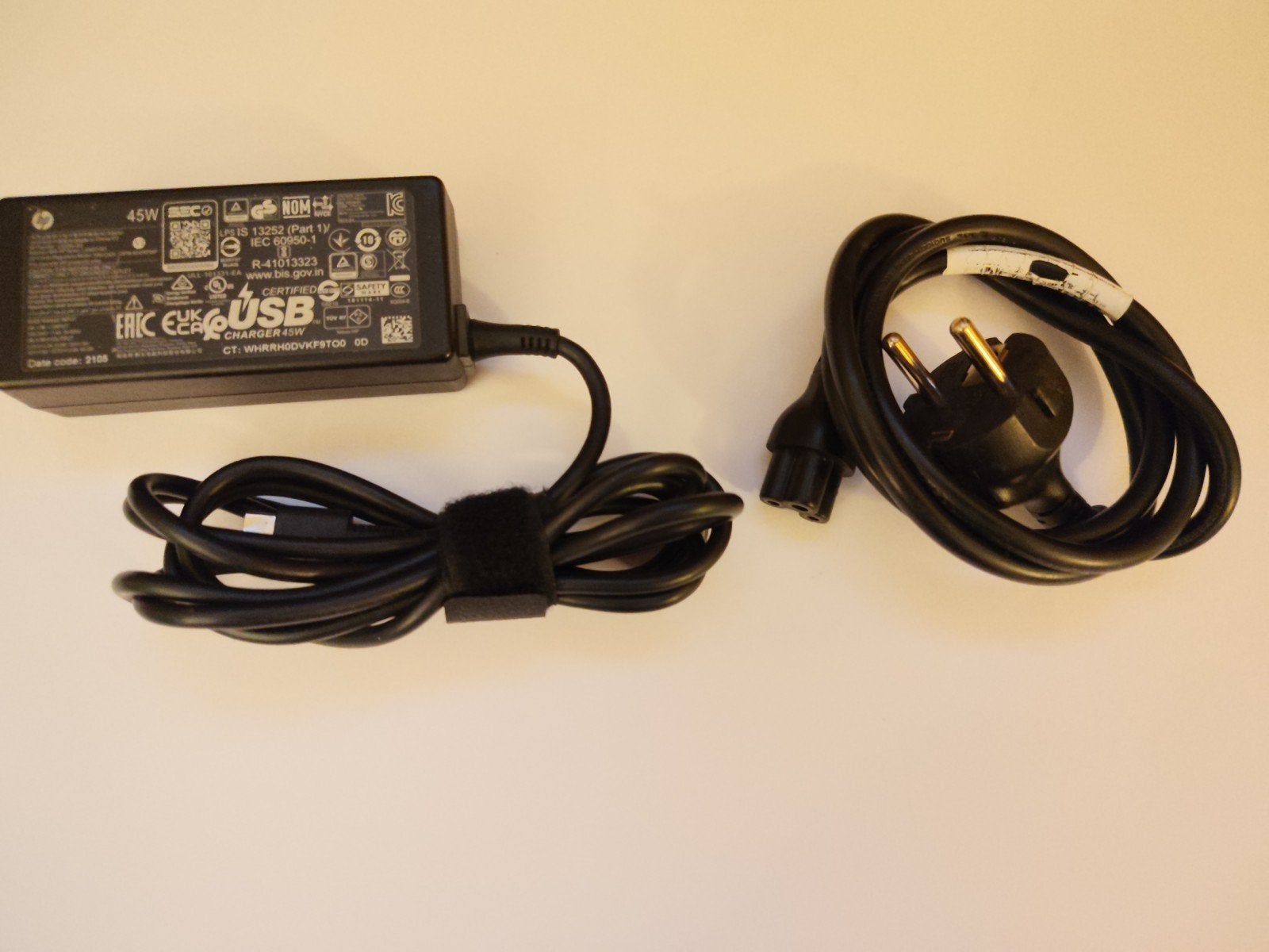 HP USB-C Oplader 45W - Zo goed als nieuw, Computers en Software, Ophalen of Verzenden, Zo goed als nieuw, HP