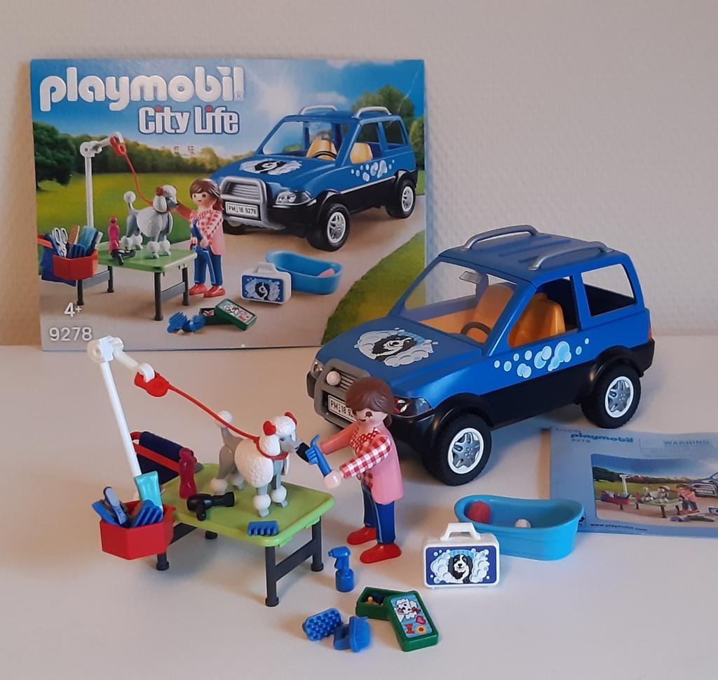Playmobil 9278 Mobiel hondensalon. (Set 206), Ophalen of Verzenden, Zo goed als nieuw, Complete set