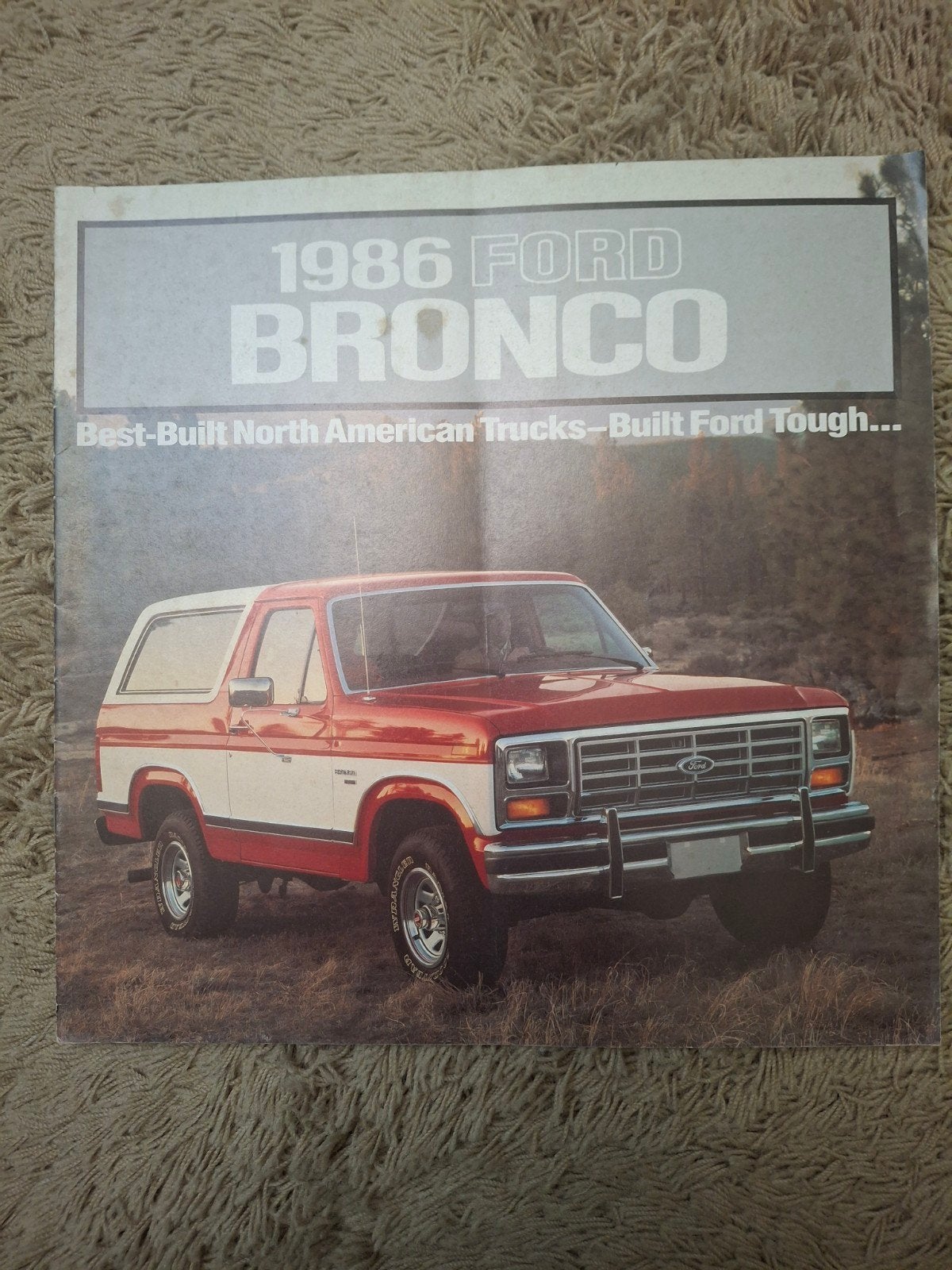 Autofolder Ford Bronco 1986, Verzenden, Ford