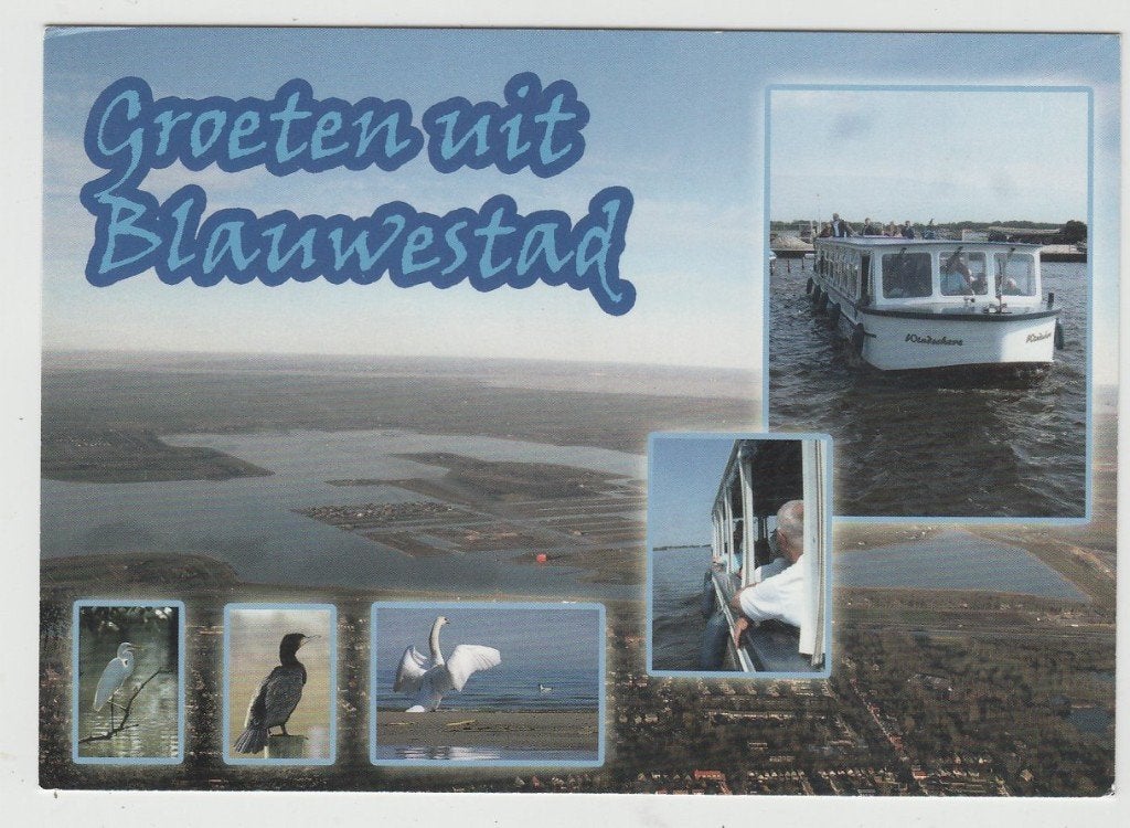 Blauwstas Groeten Rondvaart Piet Dekker 2007, Verzenden, 1980 tot heden, Ongelopen, Groningen