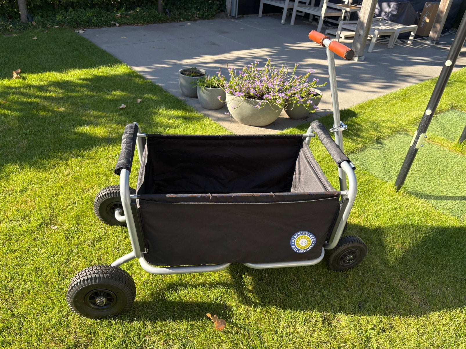 Bolderwagen, zwart, volledig inklapbaar, Ophalen, Zo goed als nieuw