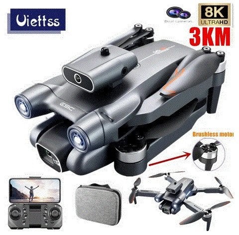 Professional Long Range (3km) Brushless Dual Camera Drone, Ophalen of Verzenden, Nieuw, RTF (Ready to Fly)