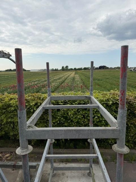 stapelrekken opslag pallet met rongen steigerpallet, Ophalen, Gebruikt, 100 cm of meer, 60 cm of meer