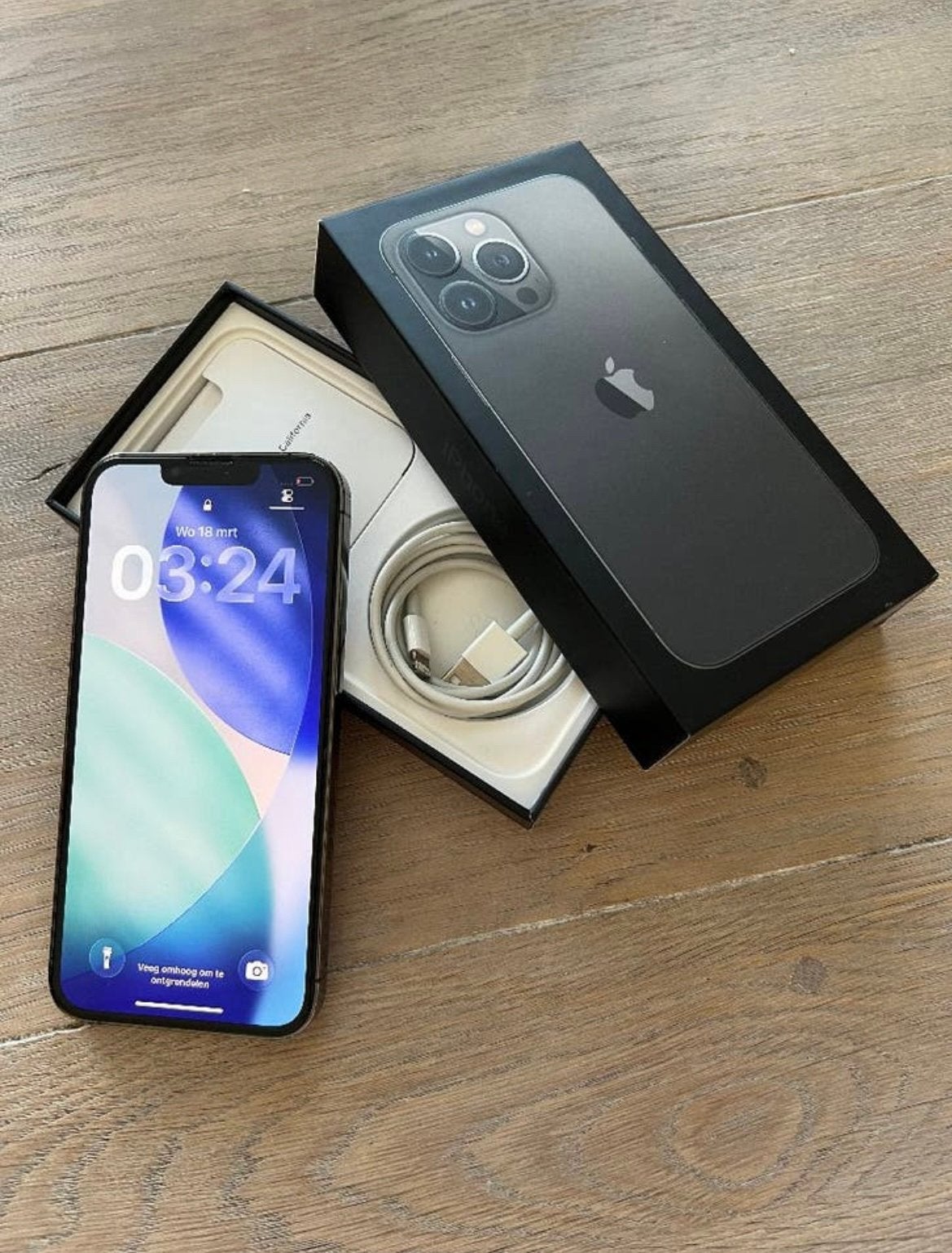 Iphone 13 pro 87% battery NETTE STAAT!, Telecommunicatie, Mobiele telefoons | Apple iPhone, 128 GB, Ophalen of Verzenden, Zo goed als nieuw