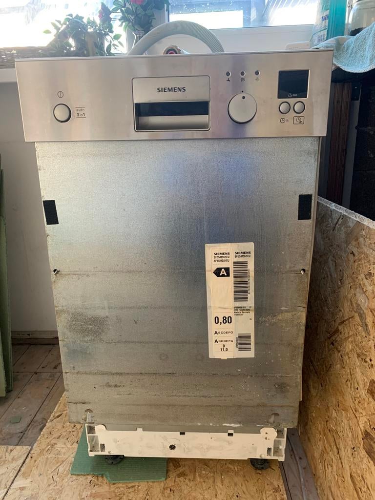 Siemen kleine inbouw vaatwasser werkt perfect, Witgoed en Apparatuur, Gebruikt, Minder dan 85 cm, Minder dan 10 liter, Ophalen of Verzenden
