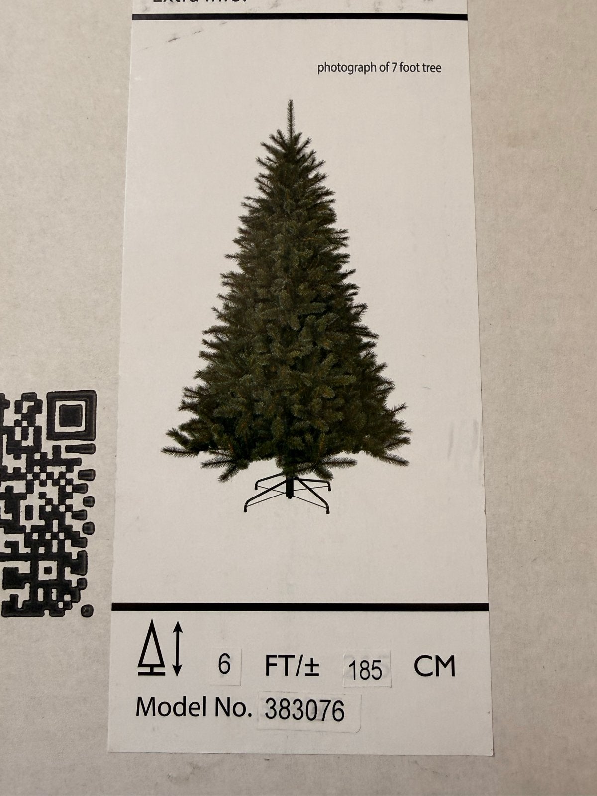 Kunstkerstboom, Ophalen, Zo goed als nieuw