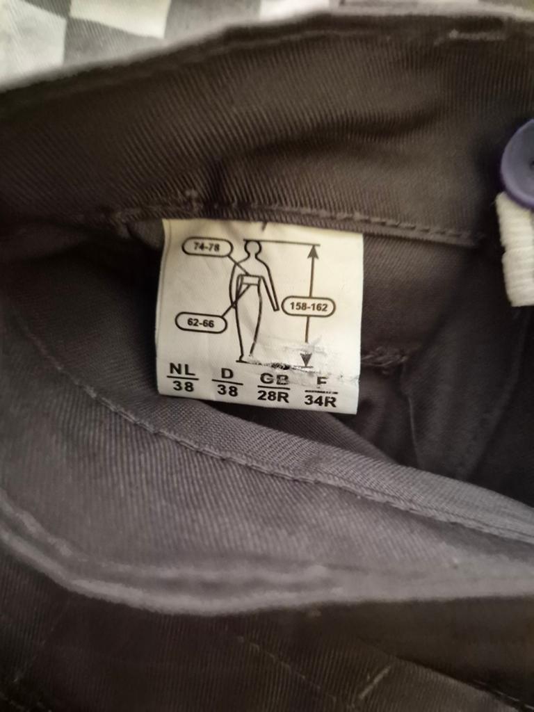 Nieuwe werkbroek, maat 38, grijs, Maat 38/40 (M), Nieuw, Ophalen of Verzenden, Onbekend