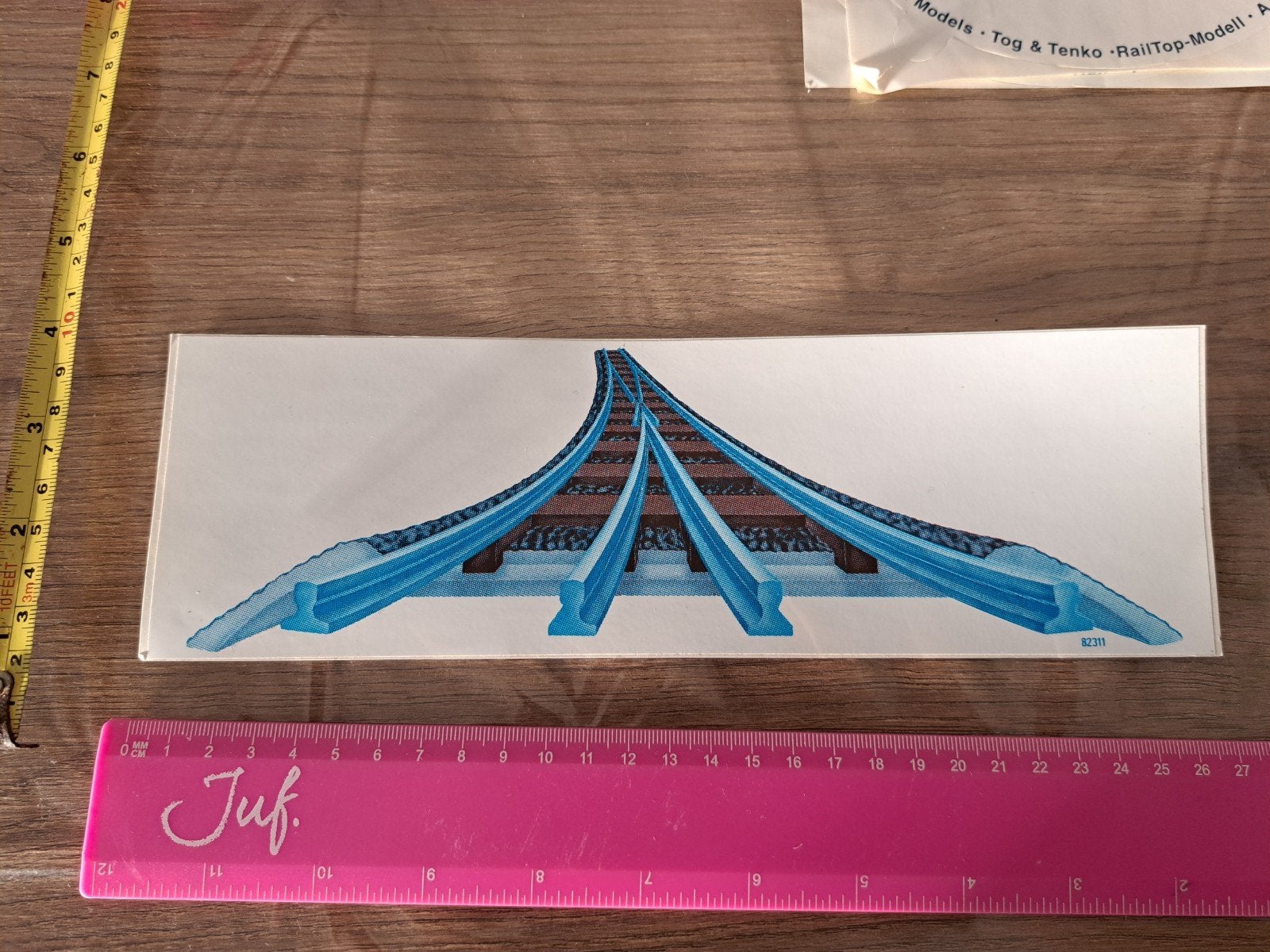 Sticker rails wissel trein, Ophalen of Verzenden, Zo goed als nieuw, Merk