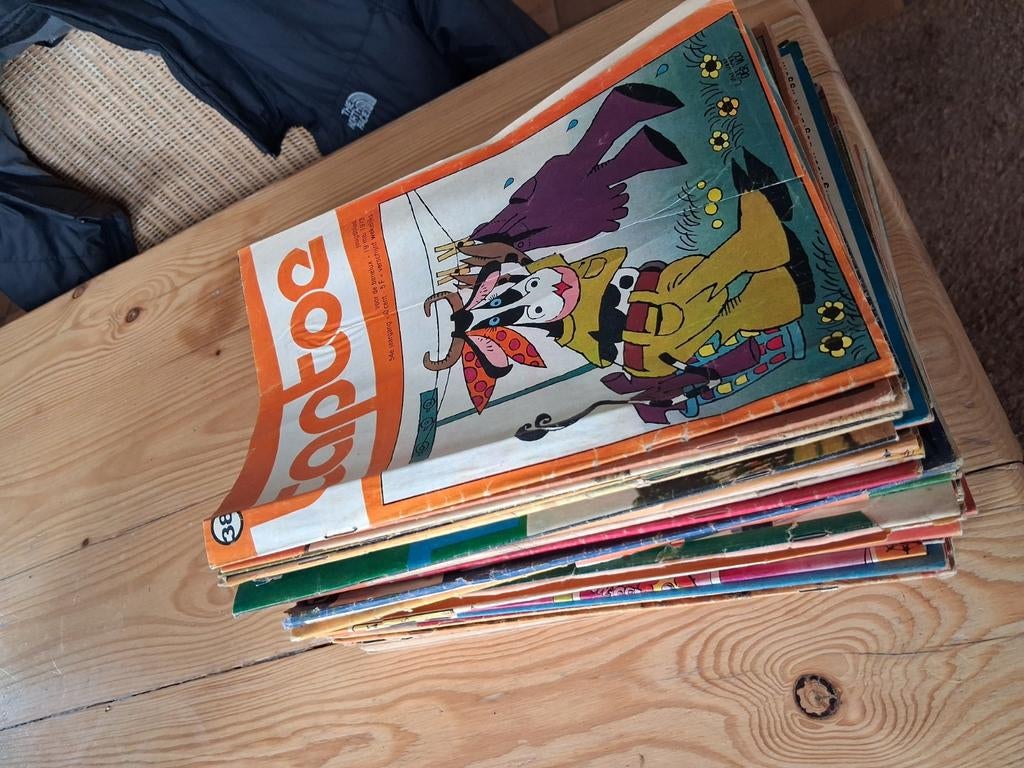 52 Taptoe stripboeken - Complete jaargang 1973, Boeken, Stripboeken, Complete serie of reeks, Ophalen of Verzenden, Gelezen, Diverse