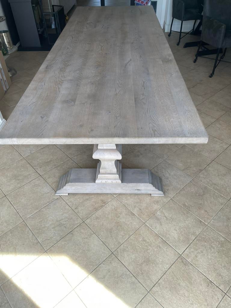 Eettafel, kloostertafel, Ophalen, 200 cm of meer, 50 tot 100 cm, Zo goed als nieuw