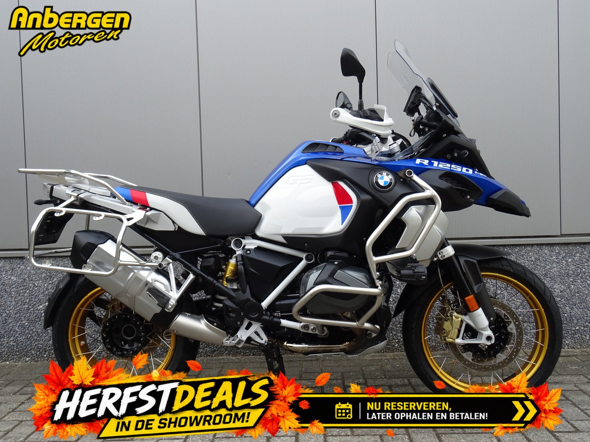 BMW R 1250 GS ADVENTURE VERLAAGD (bj 2019), Motoren, Toermotor, 1250 cc, Gebruikt, Bedrijf
