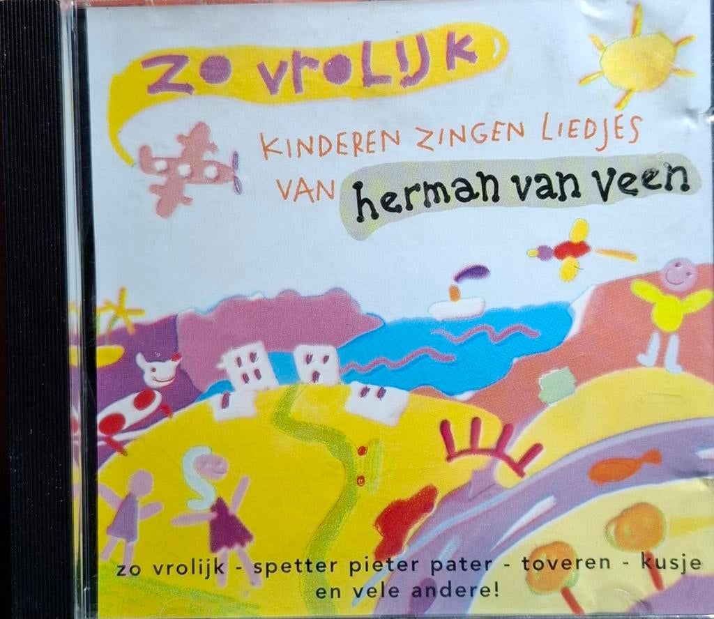 Herman van Veen - Zo Vrolijk (Kinderliedjes CD) - Krasvrij, Ophalen of Verzenden, Zo goed als nieuw, Muziek, 6 tot 9 jaar