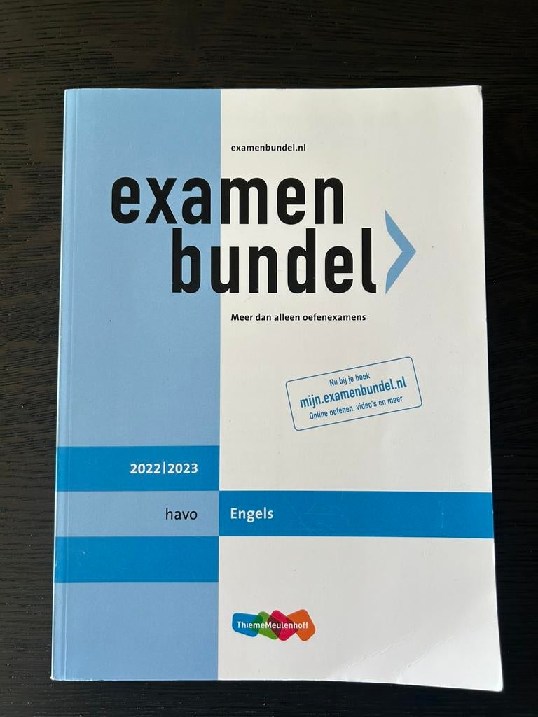 Examenbundels Havo Eng/Beco/Eco/Frans/Ned, Boeken, Ophalen of Verzenden, Zo goed als nieuw, HAVO, Engels
