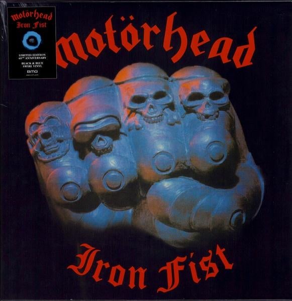 Motörhead - Iron Fist LP Swirled 40th anniversay edition, Limited edition, Ophalen of Verzenden, Nieuw in verpakking, 12 inch