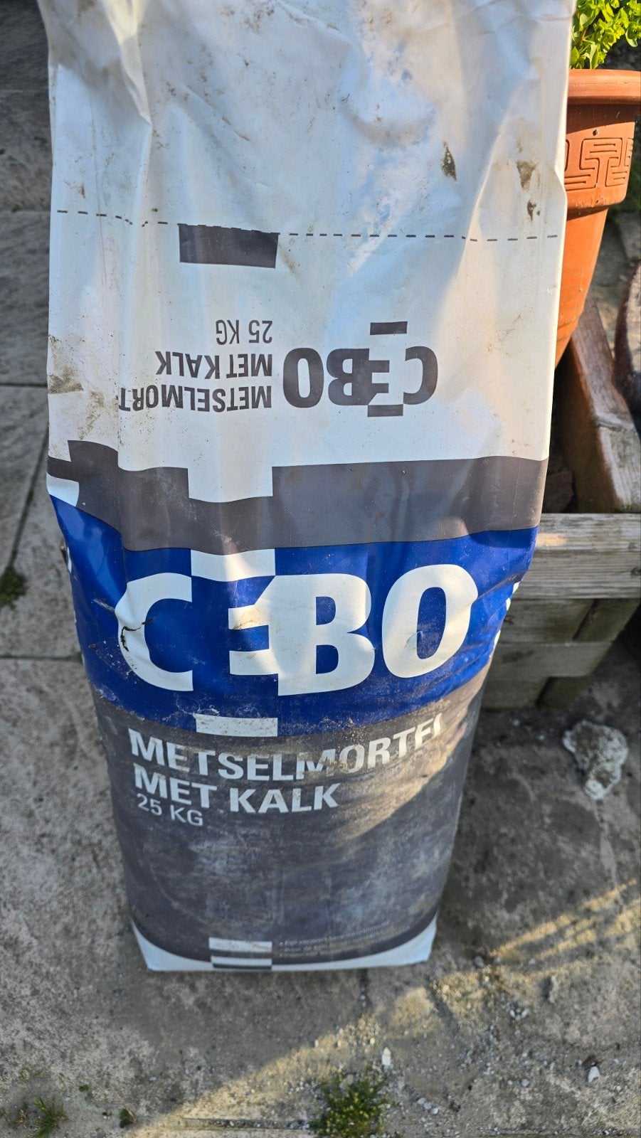 Metsel- en voegmortel 25 kg, Ophalen, Nieuw, Overige typen