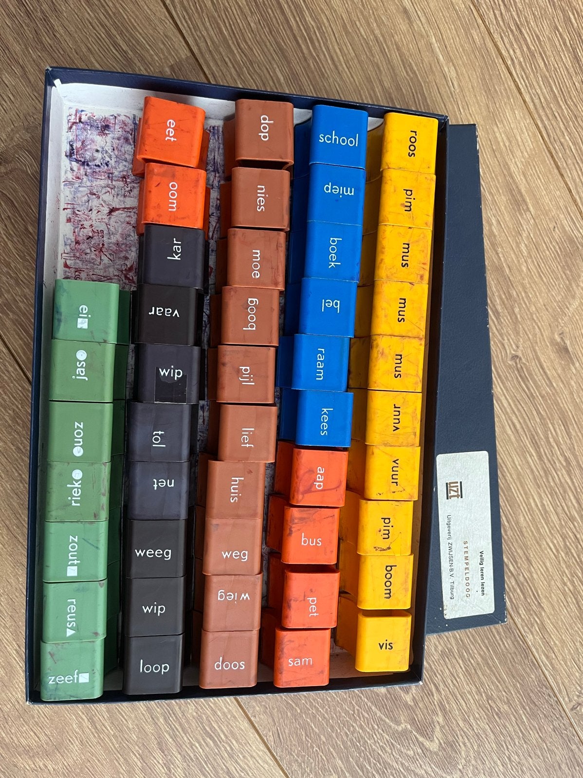 47 plaatjes stempel Veilig leren lezen, Ophalen of Verzenden, Gebruikt, Overige typen
