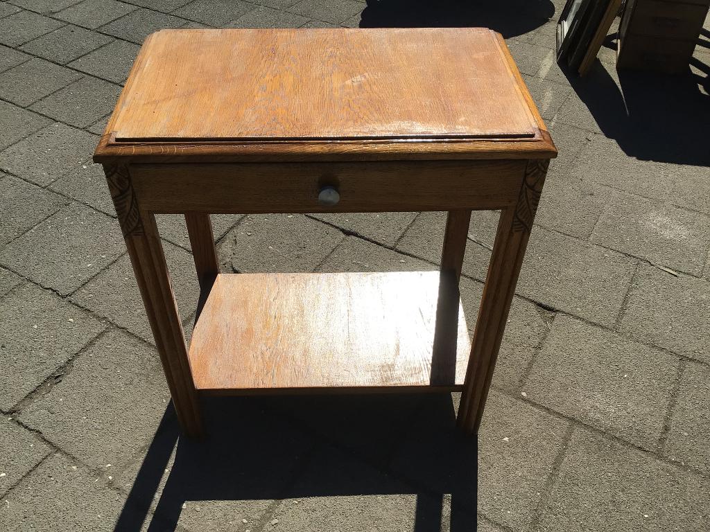 Oud ard deco tafeltje, Ophalen