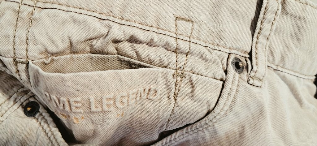 PME LEGEND😎  American Classic 5 pocket jeans beige W33 L34, Overige kleuren, Verzenden, Zo goed als nieuw, W33 - W34 (confectie 48/50)