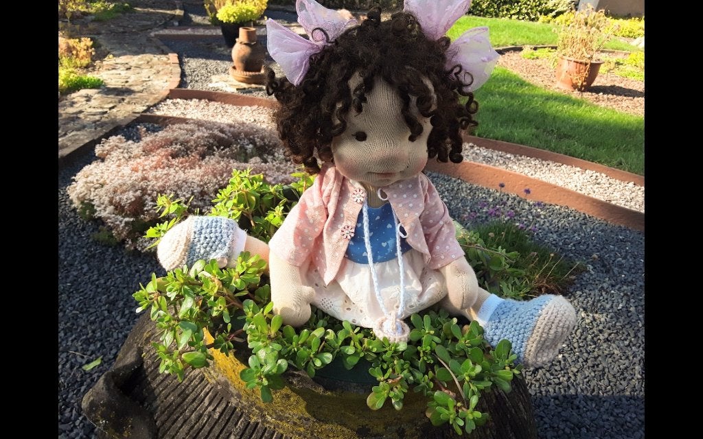 Waldorf pop Baa_lamb_doll, Verzamelen, Ophalen of Verzenden, Zo goed als nieuw, Pop