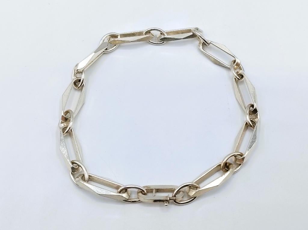 Zilveren 'close forever' armband, 20 cm, Info@zilverwebsite.nl, Verzenden, Zo goed als nieuw, Zilverwebsite.nl