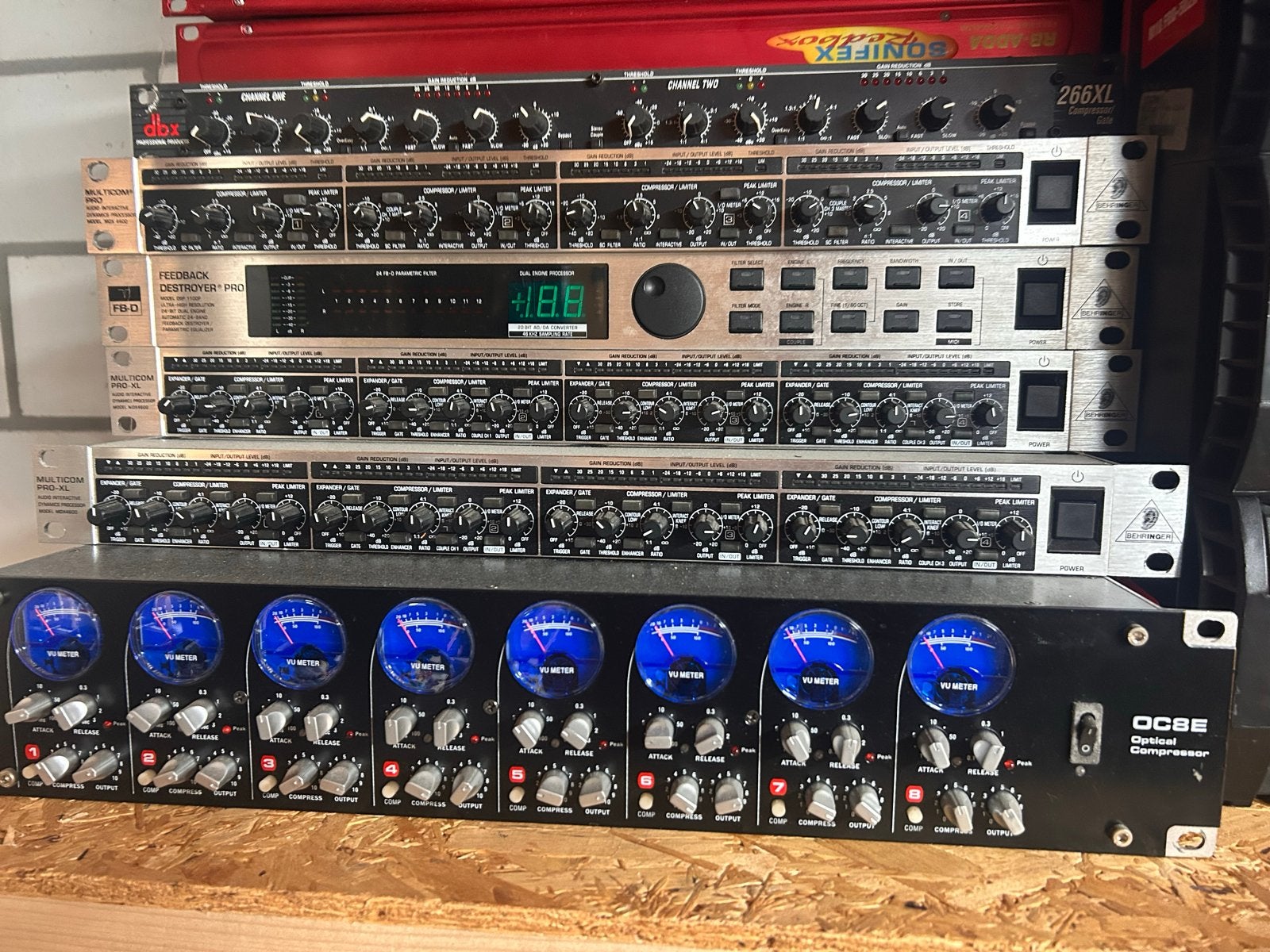 Complete partij 19-inch audio rack gear (bundelkorting!), Audio, Tv en Foto, Ophalen, Gebruikt, Audio