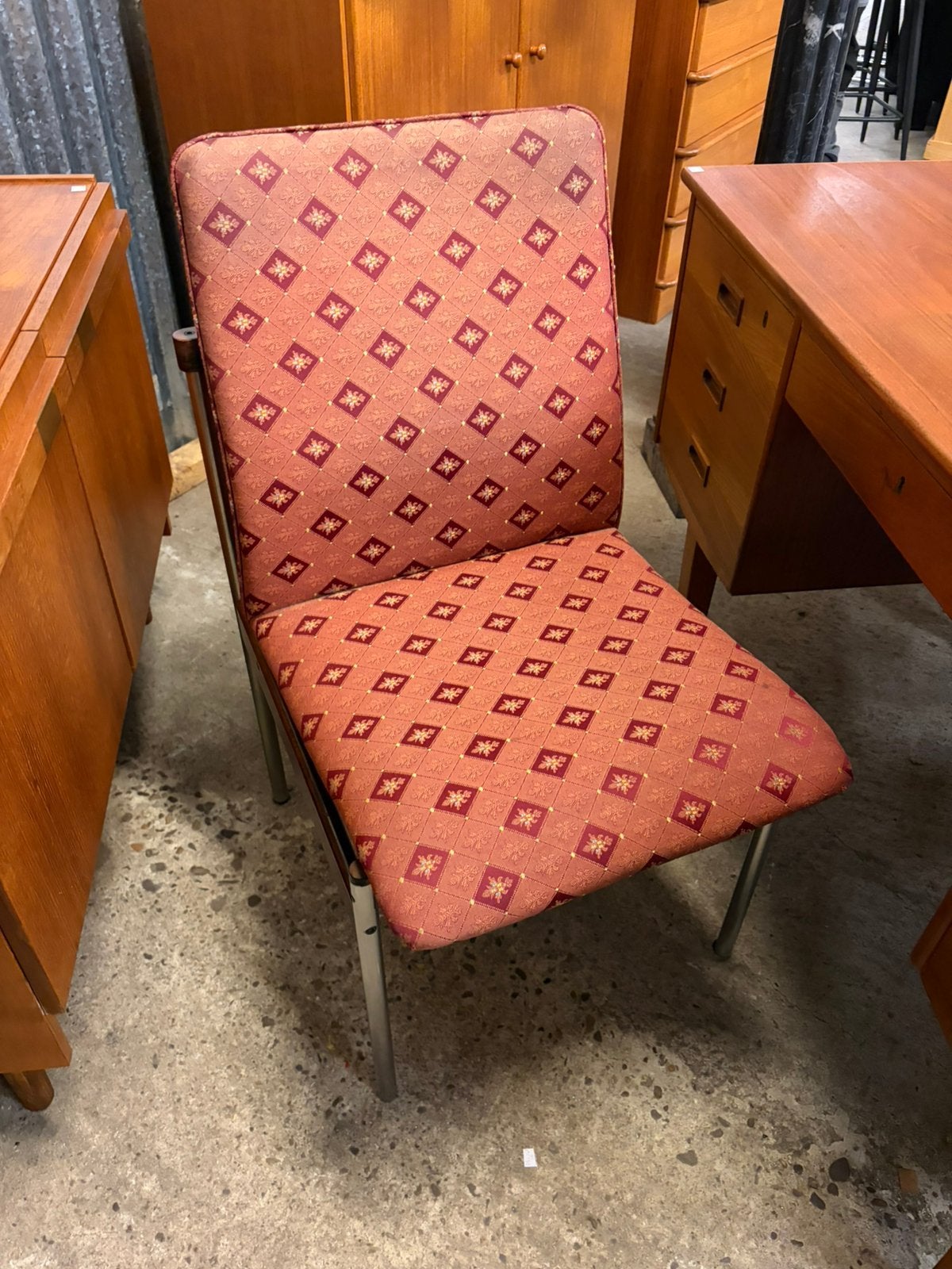 Vintage stoel, Ophalen, ., Wit, .