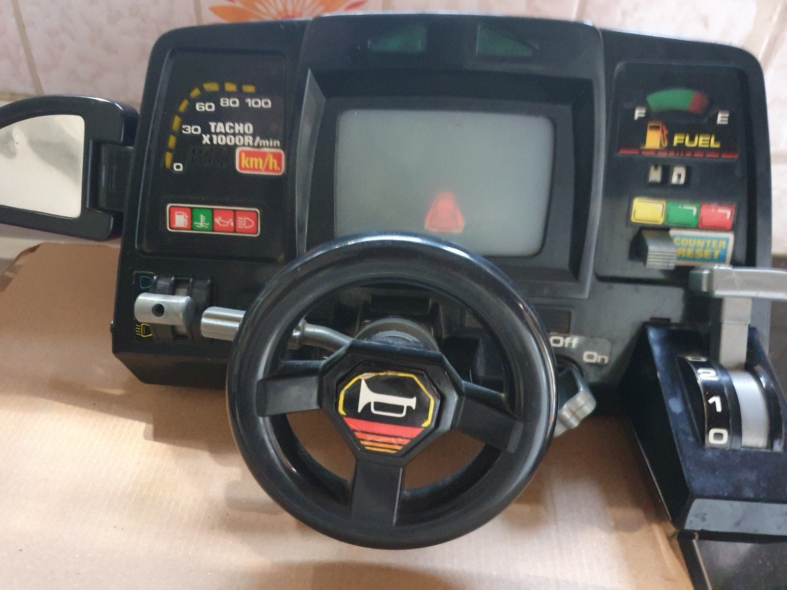 Racesimulator jaren 80, Antiek en Kunst, Antiek | Speelgoed, Ophalen of Verzenden