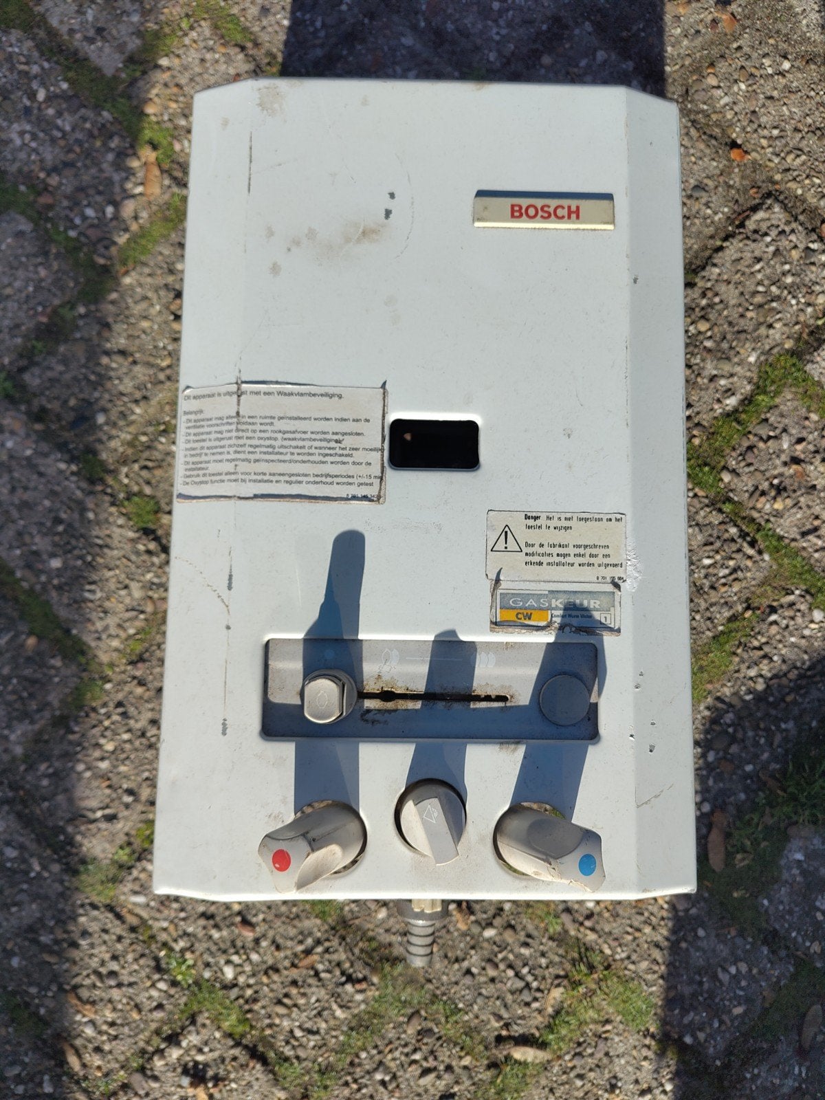 Bosch Geiser - Direct warm water, Ophalen, Gebruikt, Aardgas, Geiser