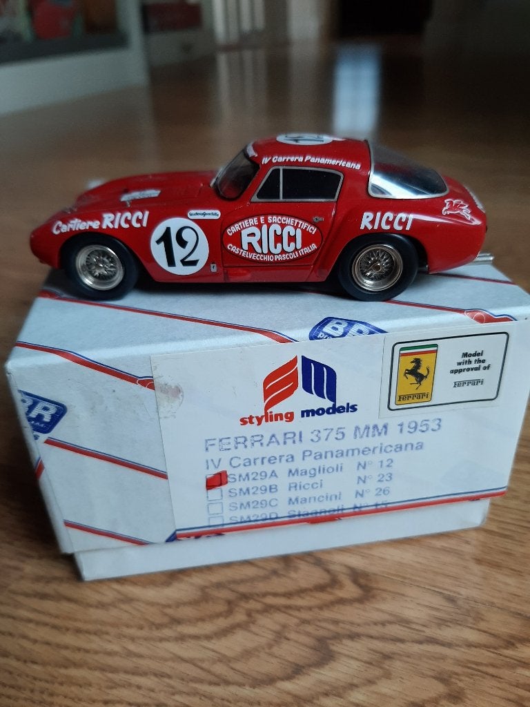 Ferrari 375 MM IV Carrera Panamericana 1953, SM 1/43, Ophalen of Verzenden, Nieuw, Auto, Overige merken