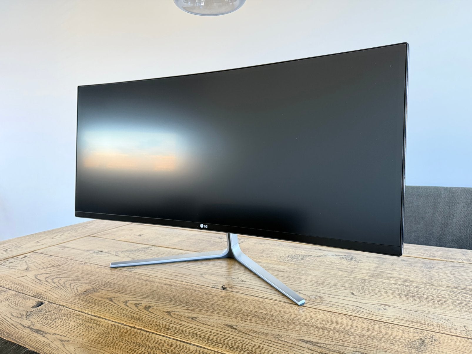 LG 34UC97C-B 34" curved ultrawide, Ophalen, IPS, Curved, Zo goed als nieuw
