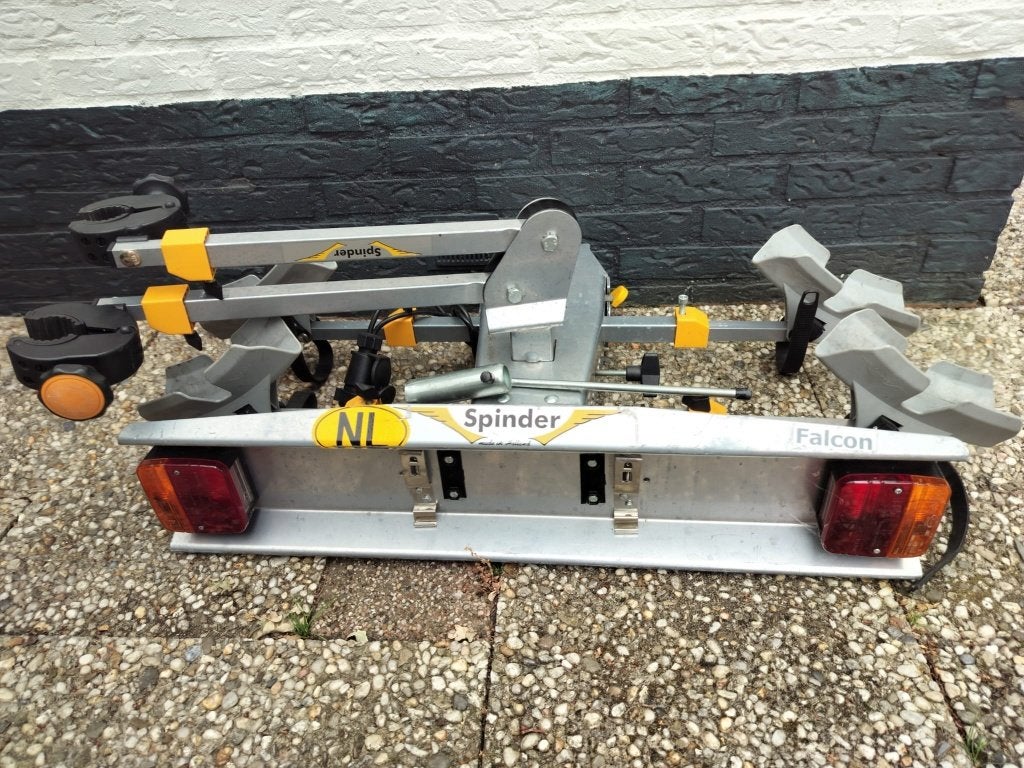 Spinder Falcon fietsdrager, Auto diversen, Fietsendragers, Ophalen, 2 fietsen, Gebruikt, Trekhaakdrager
